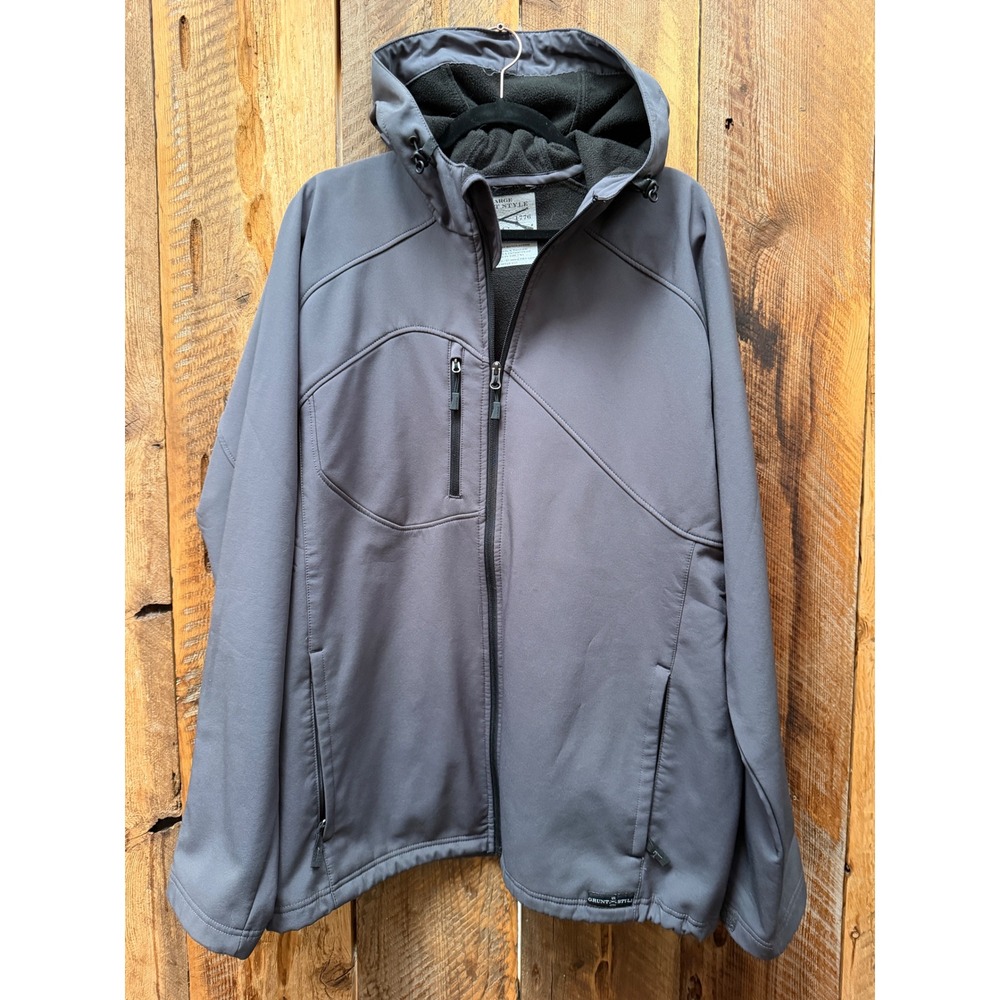 Grunt Style Mens XL Softshell Jacket Hooded Snow Ski Outdoor Hiking Winter